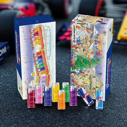 Calendrier de l'Avent Red Bull 2025 (24 Canettes - 16 Saveurs)