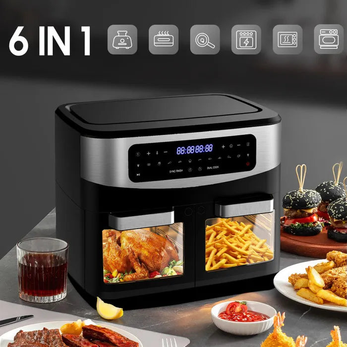 AirFryer | Double Compartiment 12L | Cuisson Croustillante et Saine