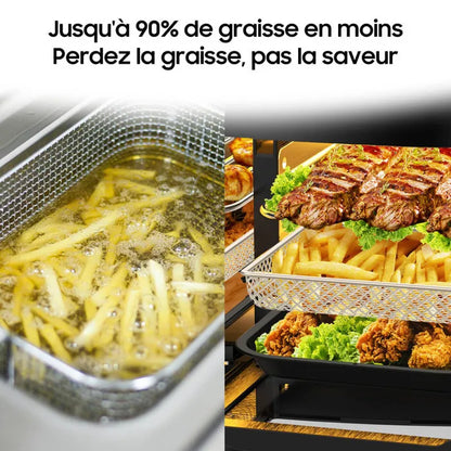 AirFryer | Double Compartiment 12L | Cuisson Croustillante et Saine